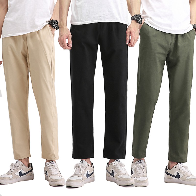 mens straight cut pants