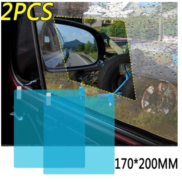 Retractable Rear-View Mirror Wiper Waterproof Anti-Glare Anti-Fog Cleaning  Fog Wiper Rainproof Anti-Glare Rearview Mirror Trim Film Car Accessories