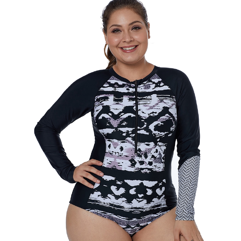 plus size rash guard one piece