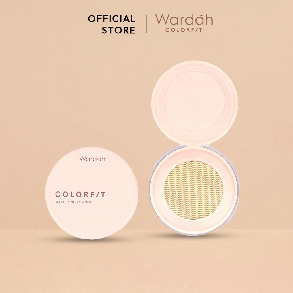 Wardah Colorfit Mattifying Face Powder W Warm Ivory Pgmall