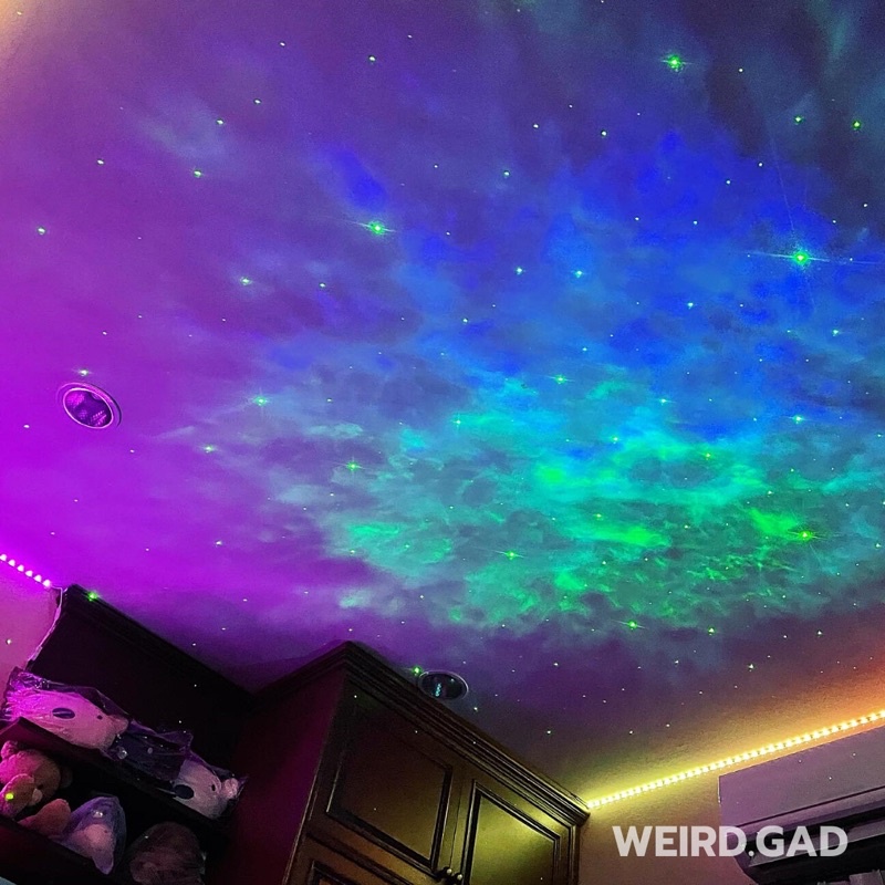 ส่งฟรี Galaxy Star Projector [ประกัน1ปี] โปรเจคเตอร์ดาว ไฟแต่งห้อง โคม