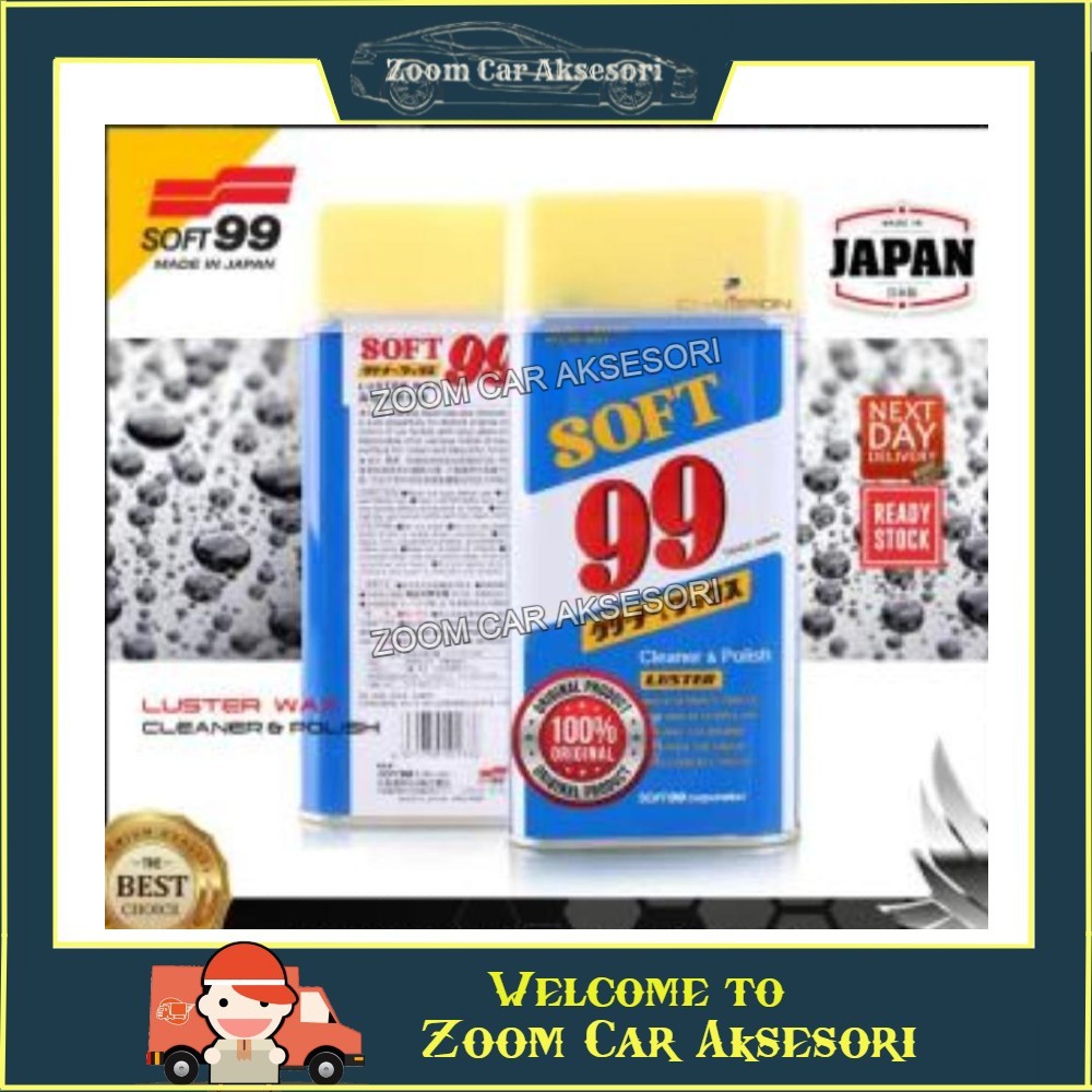 SOFT99 Luster Cleaner & Polish / SOFT99 New Meta-Clean Liquid Wax Original  Made in Japan