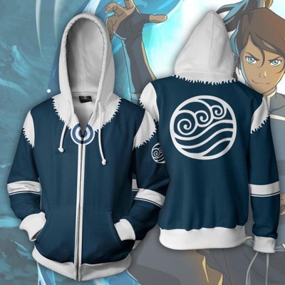 3d printed avatar the last airbender anime hoodie hip hop men's top  clothing sweatshirt