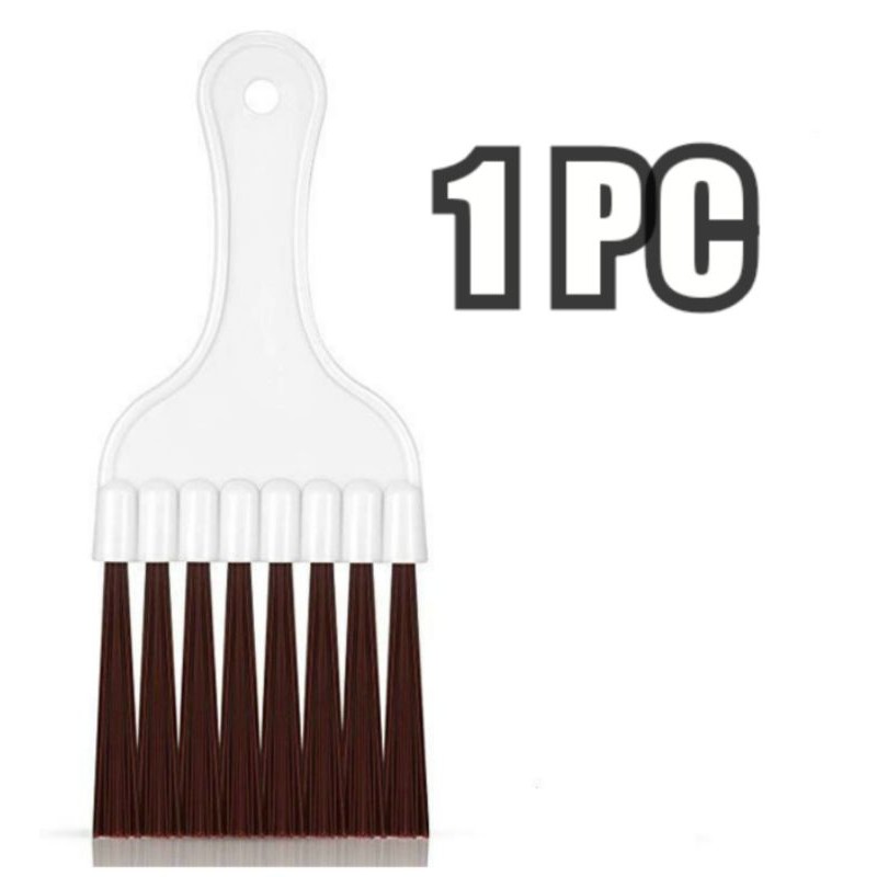 4 Packs Air Conditioner Condenser Cleaning Brush Refrigerator Coil Brush  HVAC Coil Cleaner Brush Small Plastic Whisk Brush (Brown)