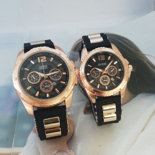 Couple watches guess sale