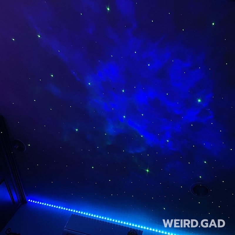 ส่งฟรี Galaxy Star Projector [ประกัน1ปี] โปรเจคเตอร์ดาว ไฟแต่งห้อง โคม