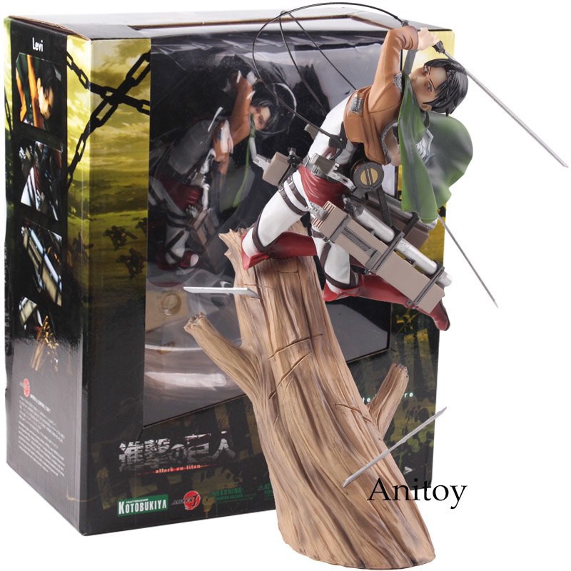 Kotobukiya Artfx J Attack On Titan Levi Rivaille Levi Ackerman Action Figure Toy Lazada