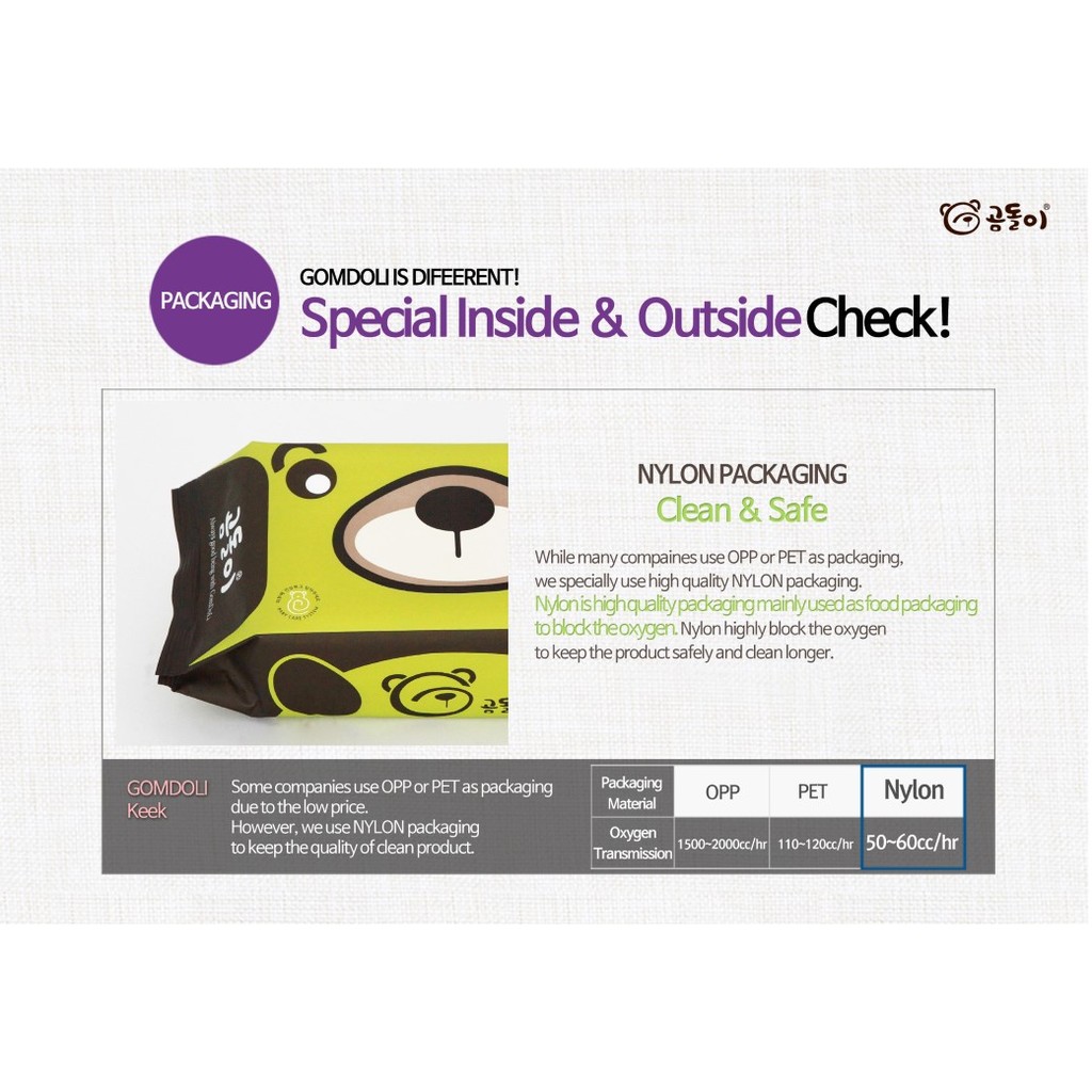 Image result for Gomdoli Korean Organic Wet Wipes