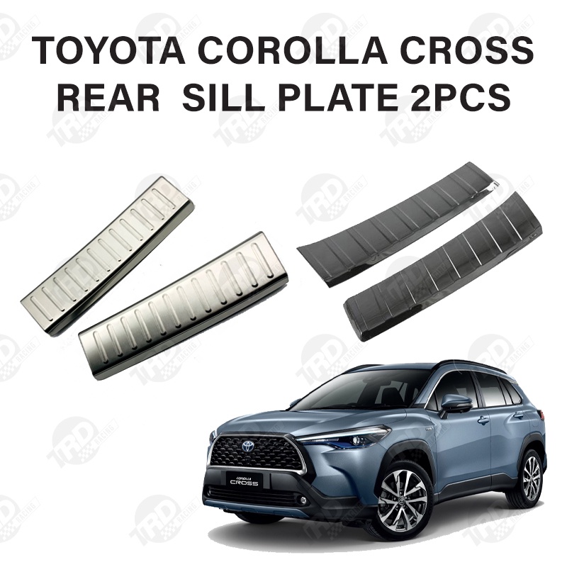 [𝗦𝗧𝗘𝗣 𝗦𝗜𝗟𝗟 𝗣𝗟𝗔𝗧𝗘] Toyota Corolla CROSS Car Door Side Car Rear Bumper Guard Protector Accessories 2022 2023 Bodykit