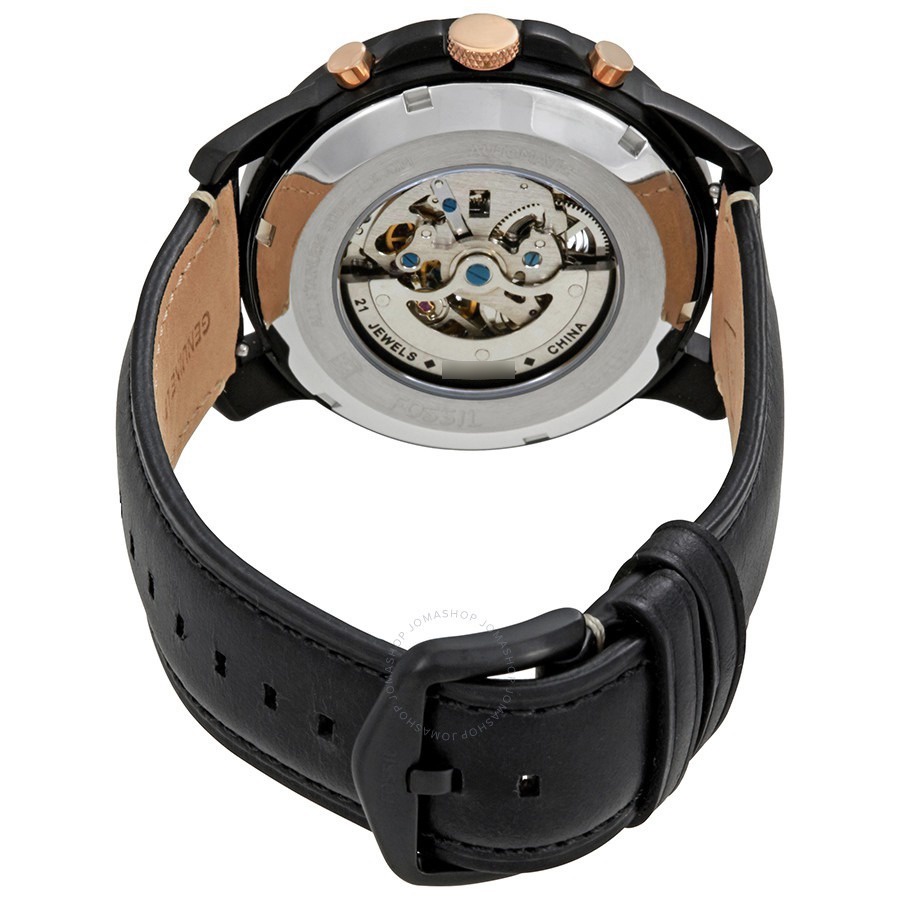 [100% Original] ME3138 Grant Skeleton Dial Automatic Multifunction ...