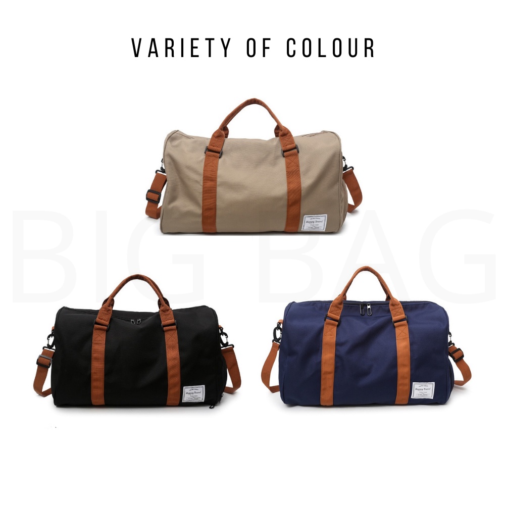 Unisex Duffel Bag Travel Bag Balik Kampung Large Capacity Gym Bag