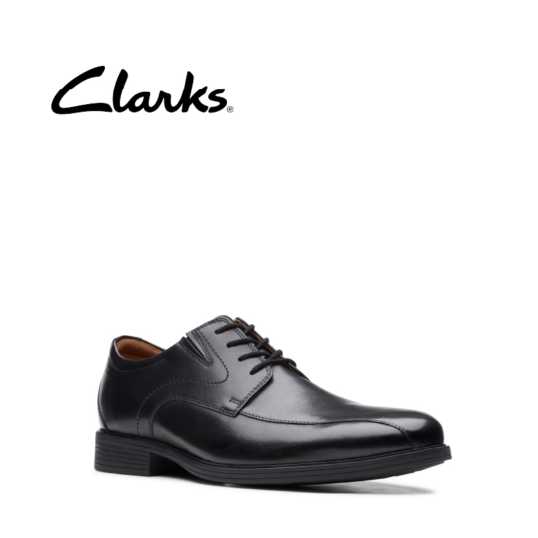 Clarks Men Stafford Park5 Black Nubuck