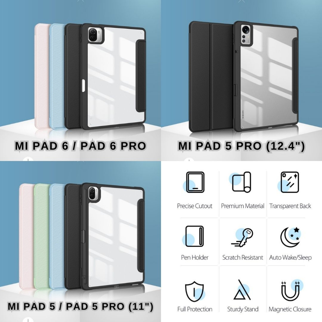 For Xiaomi Pad 5 6 Case for mi pad 6 5 5 Pro Case Mi Pad 6 Case