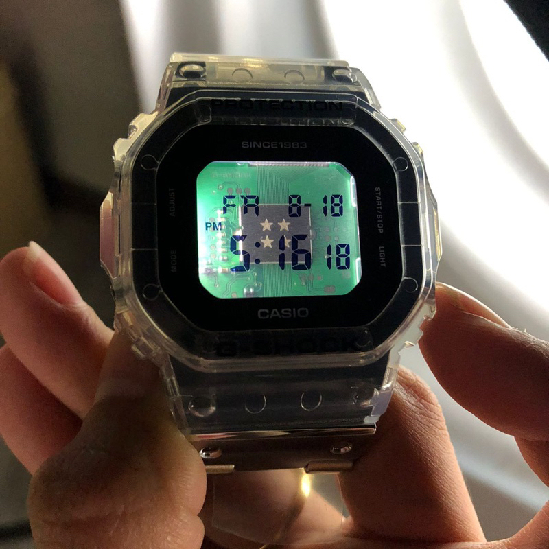 Casio G-Shock 40th Anniversary Clear Remix Series DWE-5640RX-7