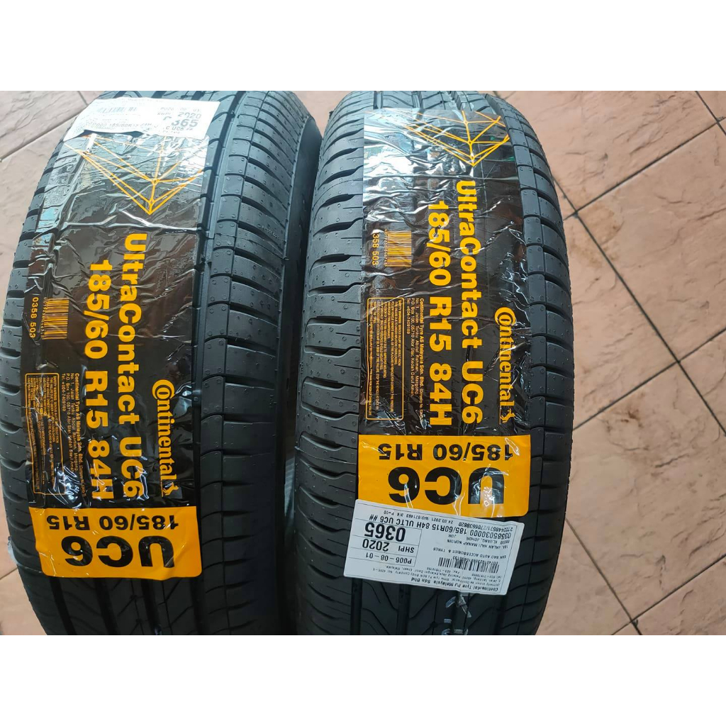 [DELIVERY ] CONTINENTAL UC6(2023) 185/60R15 185 60 15 185/60/15 185-60-15 * Price For 1pcs