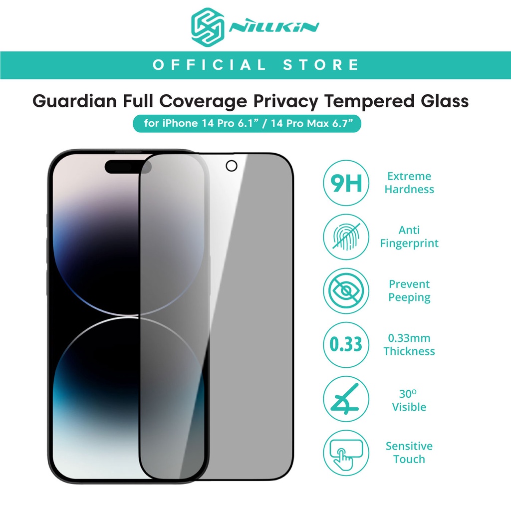 Cheap Nillkin for iPhone 15 Pro Max Guardian Full Coverage Privacy
