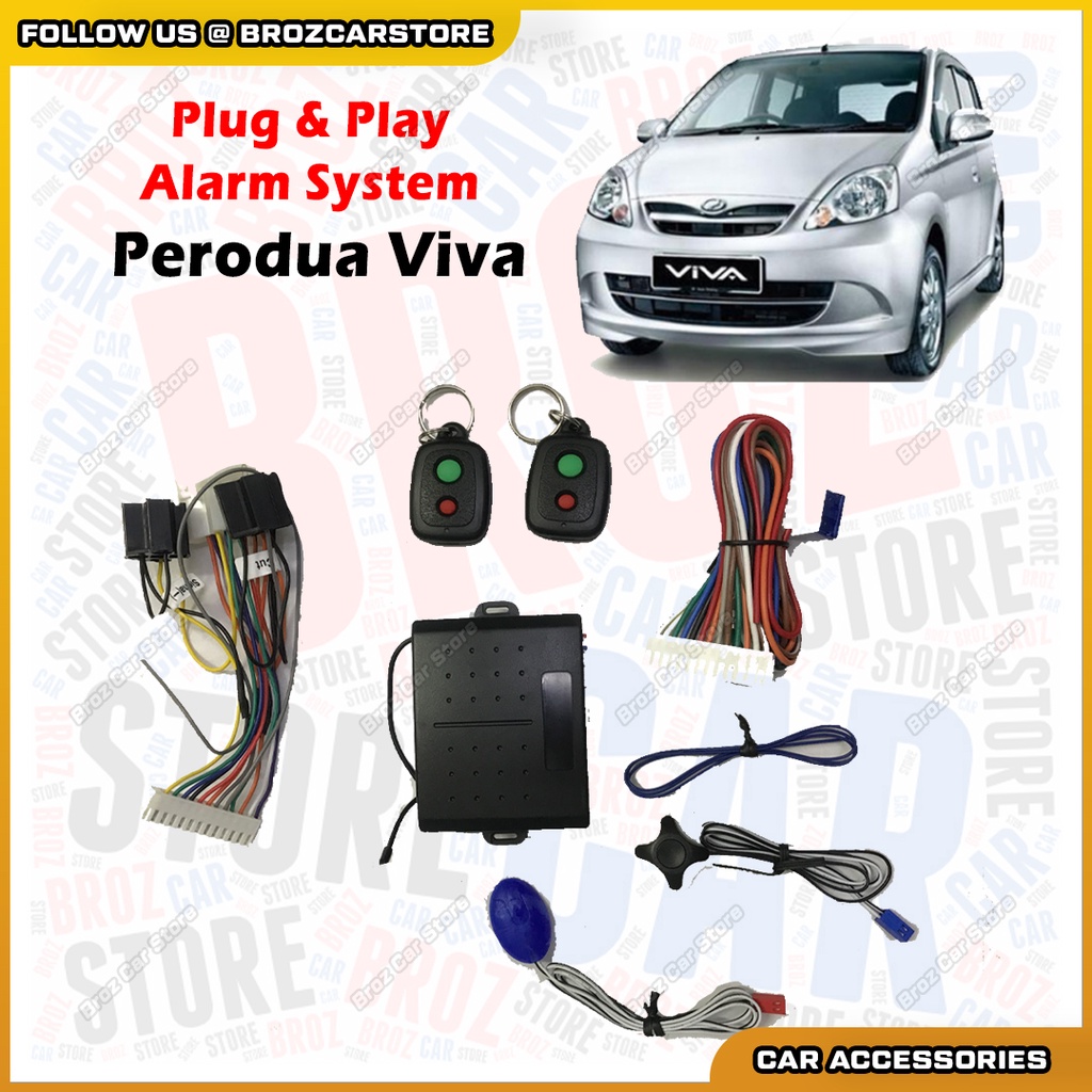 Perodua axia deals car alarm system