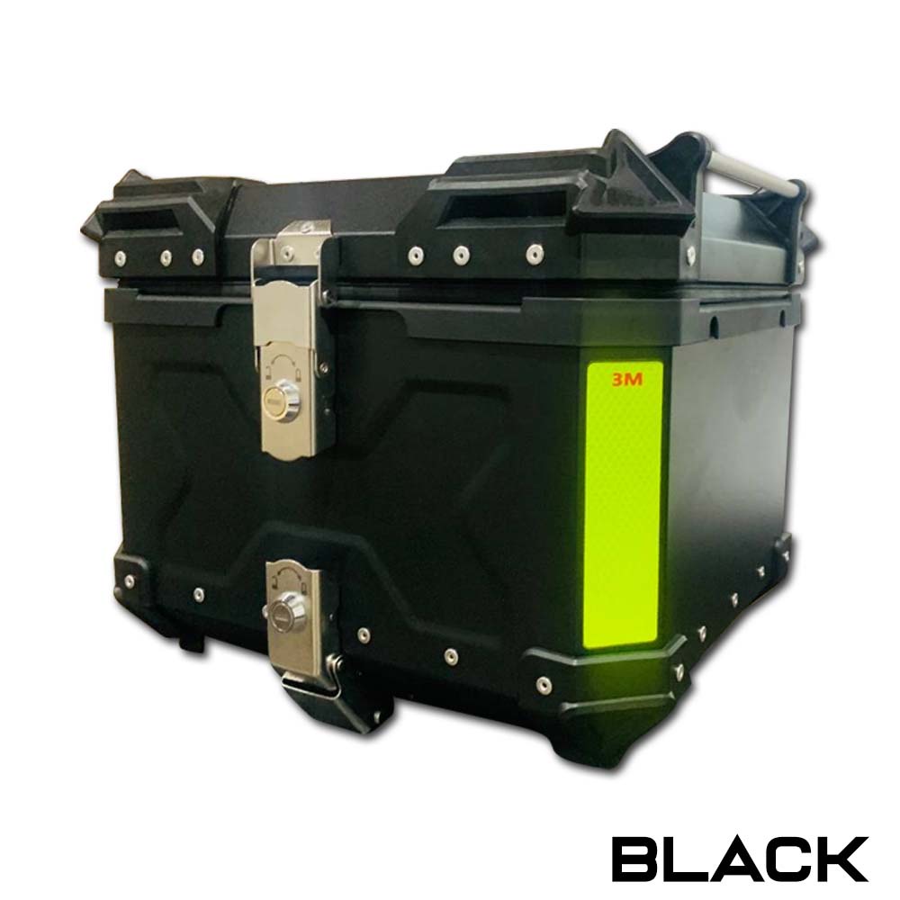 X Design Motorcycle Aluminium Top Box water resistance include Leather Inner Padding 45L 55L - m2project.os