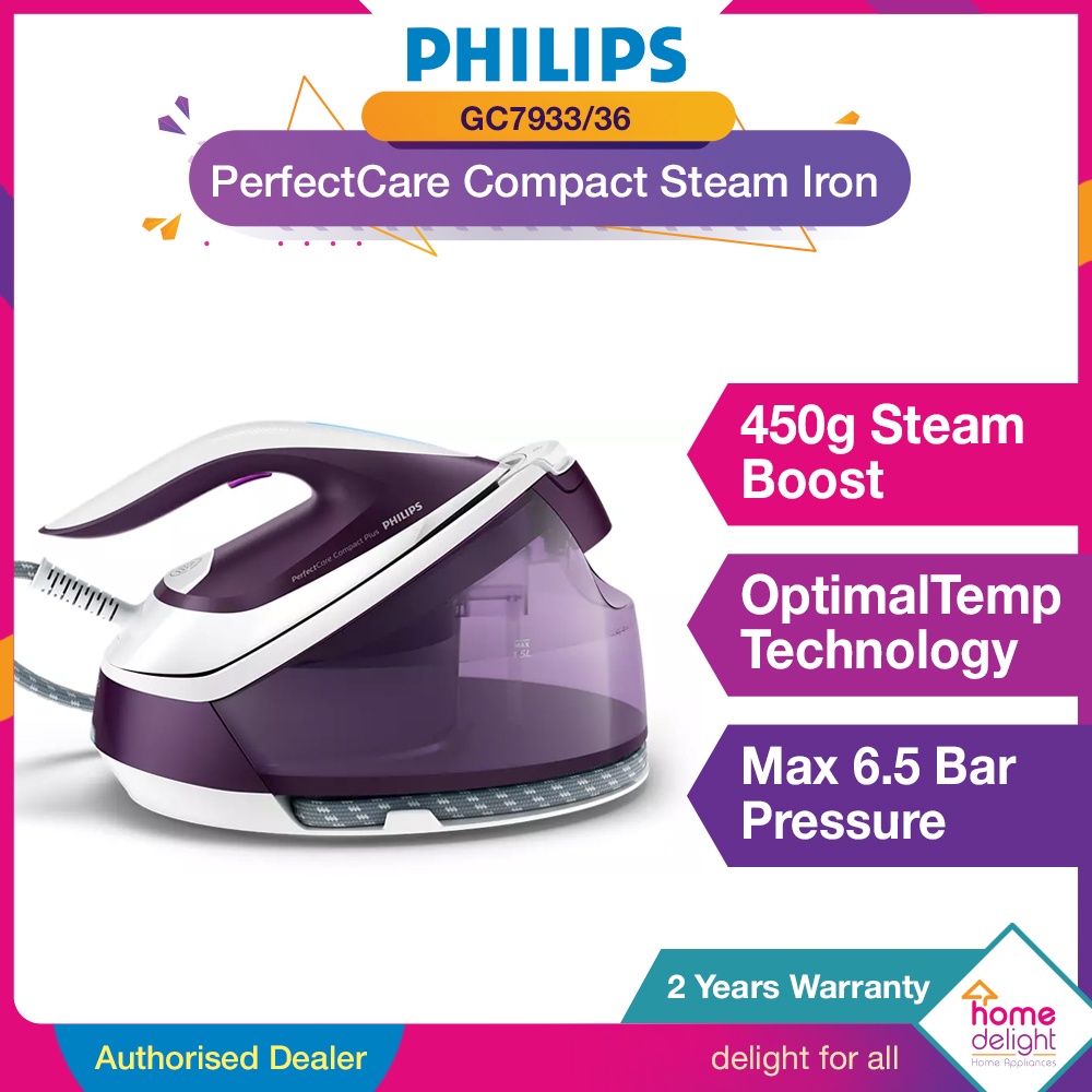[NEW] Philips PerfectCare Compact Plus Steam Generator Iron 2400W
