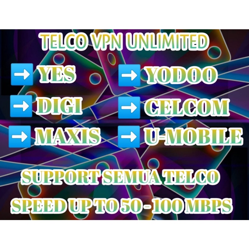INTERNET DATA UNLIMITED SPEED UP TO 100 MBPS HARGA PROMO SERENDAH RM10 SUPPORT ALL TELCO + HOTSPOT (ANDROID &amp; IOS)